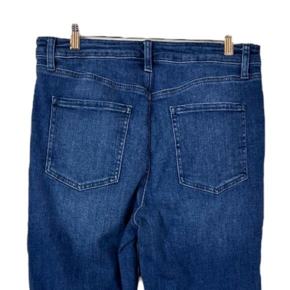 Chico’s Jeans High Rise Relaxed Straight Ankle Cuffed Size 1.5 - Women’s Size 10 - Picture 4 of 8